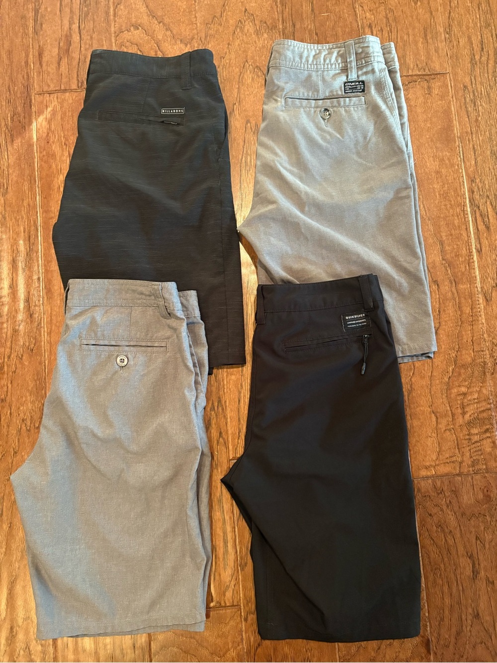 Lot of Quiksilver Billabong O’Neill Boys Surf Skate Shorts Size 27